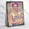 Frida Kahlo Ahşap Retro Vintage Poster 
