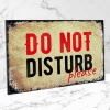 Do Not Disturb Ahşap Retro Vintage Poster 