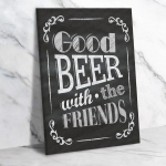 Good Beer Ahşap Retro Vintage Poster 