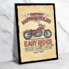 Easy Rider Ahşap Retro Vintage Poster 
