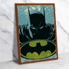 batman Ahşap Retro Vintage Poster 