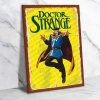 Doctor Strange Ahşap Retro Vintage Poster 