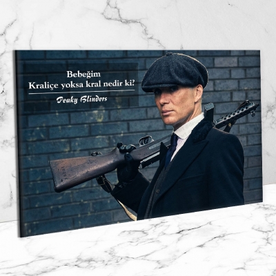 Peaky Blinders Ahşap Retro Vintage Poster 