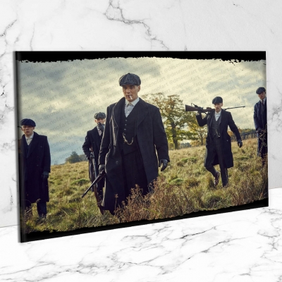 Peaky Blinders Ahşap Retro Vintage Poster 