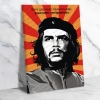 Che Guevara Ahşap Retro Vintage Poster 