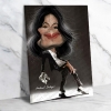 Michael Jackson Ahşap Retro Vintage Poster 