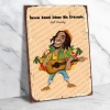 Bob Marley Ahşap Retro Vintage Poster 