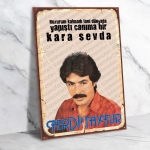 Ferdi Tayfur Ahşap Retro Poster