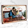 Al Yazmalım Yeşilçam Retro Ahşap Poster