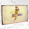 Kobe Bryant Ahşap Retro Poster