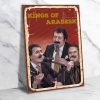 King of Arabesk  Retro Ahşap Poster