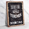 Beşiktaş Retro Ahşap Poster