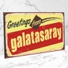 Galatasaray Retro Ahşap Poster