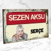 Minik Serçe Sezen Aksu  Retro Ahşap Poster