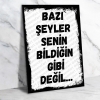 Bazı şeyler Retro Ahşap Poster