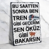 Bu saatten sonra ... Retro Ahşap Poster