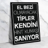  El bezi olmayacak tipler... Retro Ahşap Poster