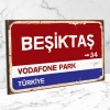 Beşiktaş Ahşap Retro Poster