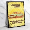 Hacı Murat Retro Ahşap Poster