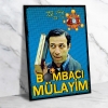 Yeşilçam Kemal Sunal Bombacı Mülayim  Retro Ahşap Poster