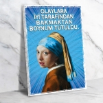 Olaylara İyi Tarafından Bakmak...;)Ahşap Retro Vintage Poster 