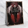 Lucifer Ahşap Retro Poster