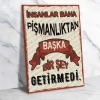 İnsanlar bana ... Retro Ahşap Poster 