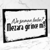 Ne zaman Baba ? Mezara girince mi? Ahşap Retro Poster