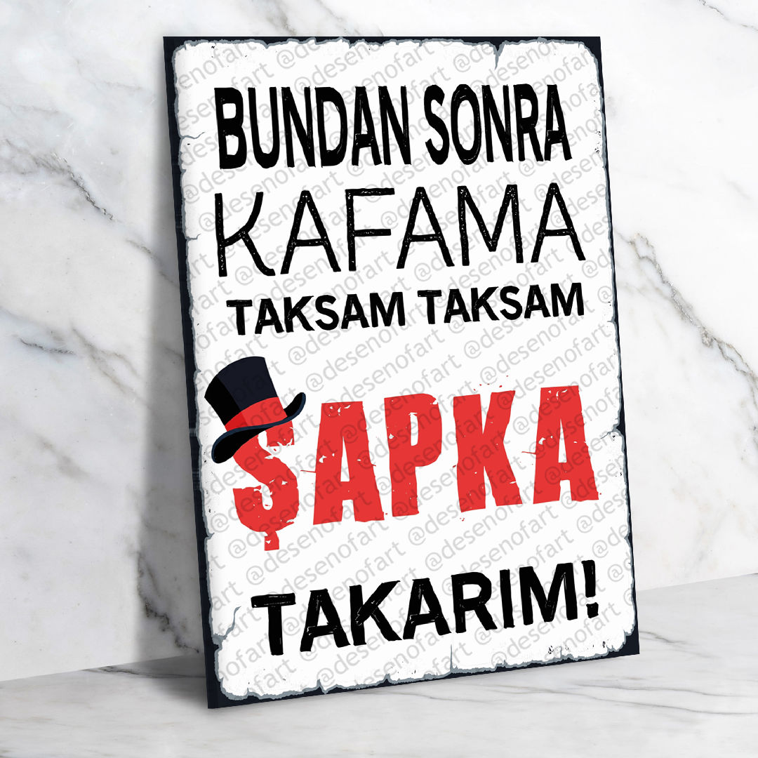 Bundan sonra... Gürses Ahşap Retro Poster