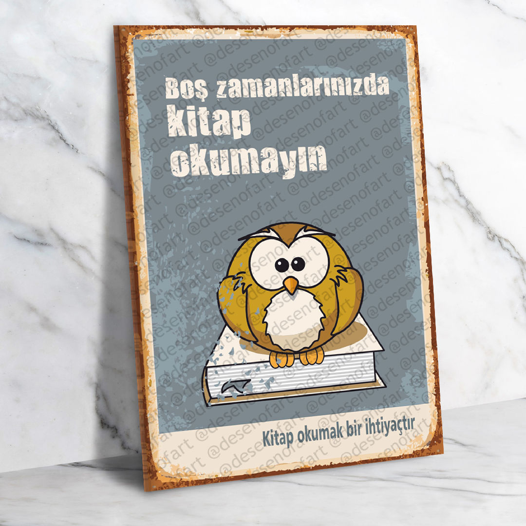 Boş zamanlarınızda kitap okumayın