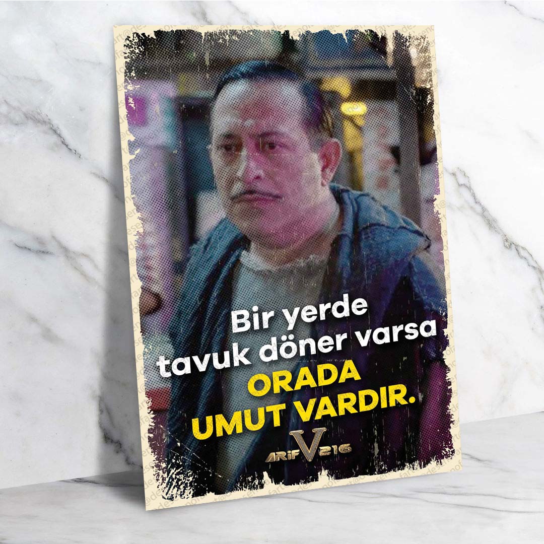 Cem Yılmaz Retro Ahşap Poster - Komik ve Nostaljik Dekor